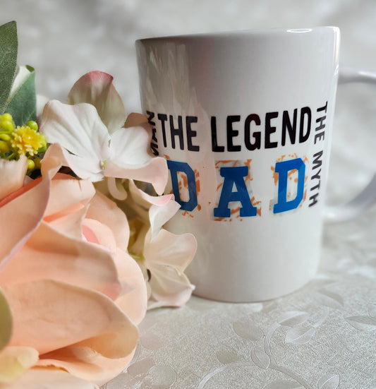 Father's Day Mug - Man, Myth, Legend