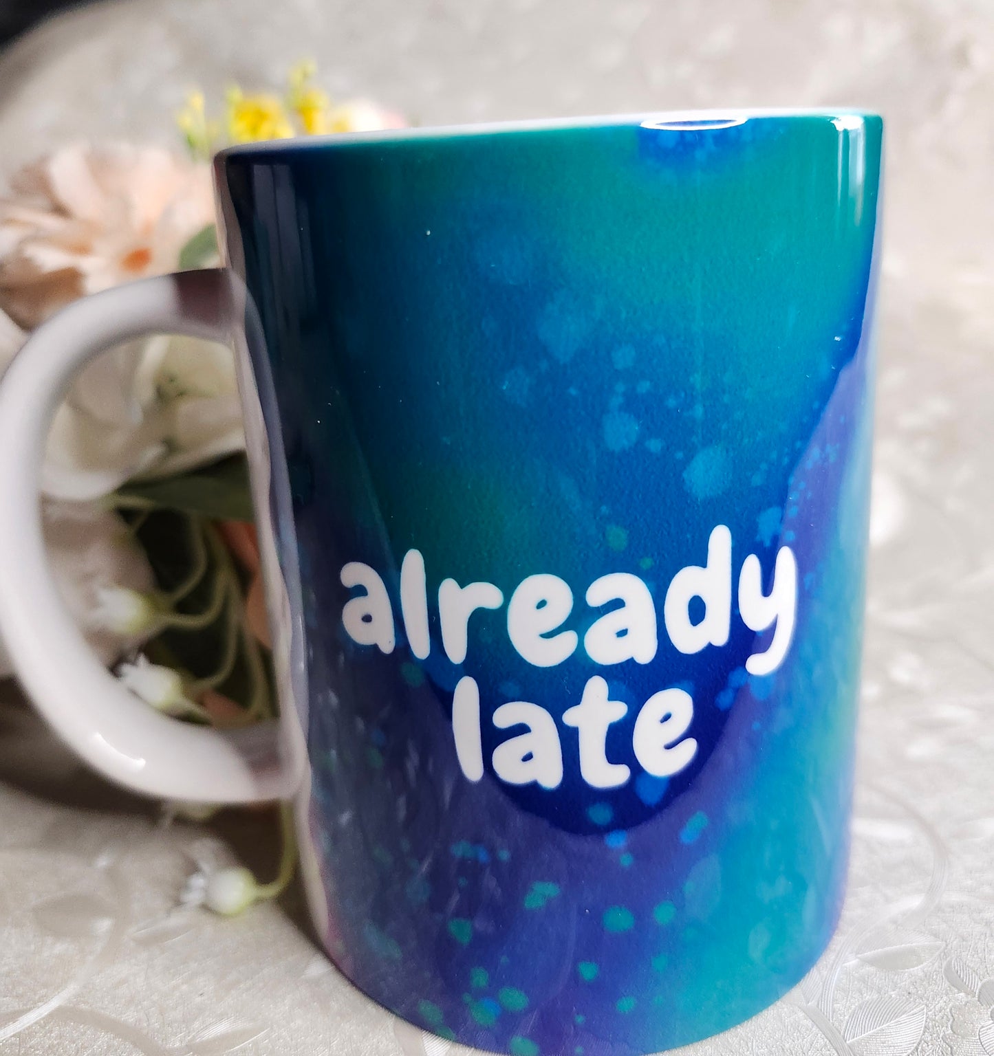 NEW! Already Late Coffee/Tea Mug