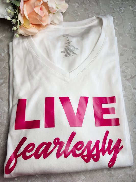 Fearless Women's V-neck Tee